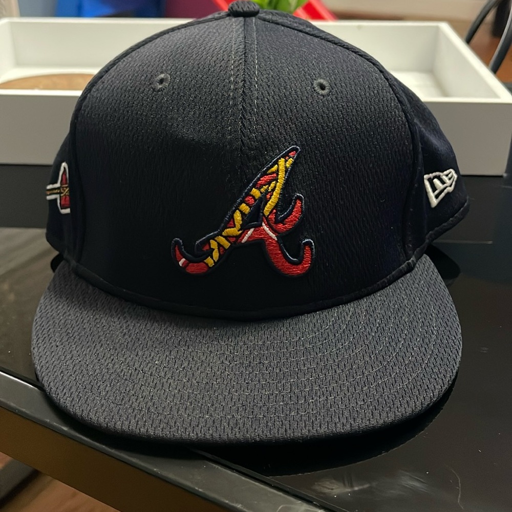 Atlanta Braves fitted hat 7 1/4